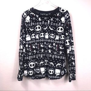 Disney The Nightmare Before Christmas Velour Top